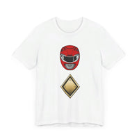 MMPR Red Dragon Shield Super Sentai T Shirt Custom Graphic Art Cosplay Shirts Power Rangers Retro Vintage 90s Tee