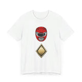 MMPR Red Dragon Shield Super Sentai T Shirt Custom Graphic Art Cosplay Shirts Power Rangers Retro Vintage 90s Tee