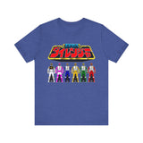 Dairanger keys Super Sentai T Shirt Custom Graphic Art Cosplay Gokaiger Shirts Power Rangers Retro Vintage 90s Tee