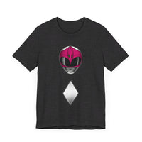 MMPR Pink Helmet Super Sentai T Shirt Custom Graphic Art Cosplay Shirts Power Rangers Retro Vintage 90s Tee
