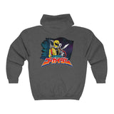 Gokaiger Gokai Yellow Full Zip Hoodie Super Sentai T Shirt Custom Graphic Art Cosplay Shirts Power Rangers Retro Vintage 90s Tee