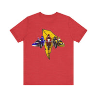 Battle Bikes Vintage Style Super Sentai T Shirt Custom Graphic Art Cosplay Shirts Power Rangers Retro  90s Tee