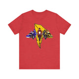 Battle Bikes Vintage Style Super Sentai T Shirt Custom Graphic Art Cosplay Shirts Power Rangers Retro  90s Tee