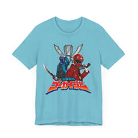 Gokai Red/Blue Super Sentai T Shirt Custom Graphic Art Cosplay Shirts Power Rangers Retro Vintage 90s Tee