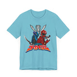 Gokai Red/Blue Super Sentai T Shirt Custom Graphic Art Cosplay Shirts Power Rangers Retro Vintage 90s Tee