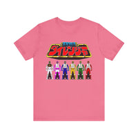 Dairanger keys Super Sentai T Shirt Custom Graphic Art Cosplay Gokaiger Shirts Power Rangers Retro Vintage 90s Tee