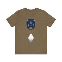 Blue Helmet Super Sentai T Shirt Custom Graphic Art Cosplay Shirts Power Rangers Retro Vintage 90s Tee