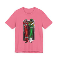 BFF Rangers Super Sentai T Shirt Custom Graphic Art Cosplay Shirts Green Ranger Power Rangers Retro Vintage 90s Tee