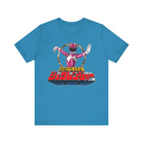 Pink Zyuranger Super Sentai T Shirt Custom Graphic Art Cosplay Shirts Power Rangers Retro Vintage 90s Tee