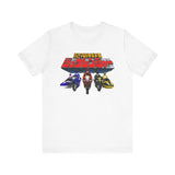 Zyuranger Bikes Super Sentai T Shirt Custom Graphic Art Cosplay Shirts Power Rangers Retro Vintage 90s Tee