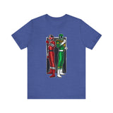 BFF Rangers Super Sentai T Shirt Custom Graphic Art Cosplay Shirts Green Ranger Power Rangers Retro Vintage 90s Tee