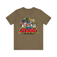 Dairanger Team Super Sentai T Shirt Custom Graphic Art Cosplay Shirts Power Rangers Retro Vintage 90s Tee