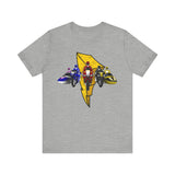 Battle Bikes Vintage Style Super Sentai T Shirt Custom Graphic Art Cosplay Shirts Power Rangers Retro  90s Tee
