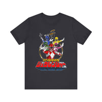 Zyuranger Team Super Sentai T Shirt Custom Graphic Art Cosplay Shirts Power Rangers Retro Vintage 90s Tee