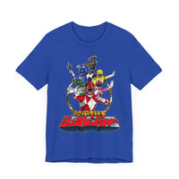 Zyuranger Team Super Sentai T Shirt Custom Graphic Art Cosplay Shirts Power Rangers Retro Vintage 90s Tee