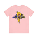 Battle Bikes Vintage Style Super Sentai T Shirt Custom Graphic Art Cosplay Shirts Power Rangers Retro  90s Tee