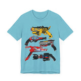 Sentai Blasters Super Sentai T Shirt Custom Graphic Art Cosplay Shirts Power Rangers Retro Vintage 90s Tee