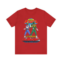 Legendary Izumi Green Ranger Changeman Blue Super Sentai T Shirt Custom Graphic Art Cosplay Shirts Power Rangers Retro Vintage Tee