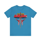 Zyuranger Red Ranger Gear Super Sentai T Shirt Custom Graphic Art Cosplay Shirts Power Rangers Retro Vintage 90s Tee