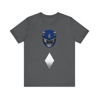 Blue Helmet Super Sentai T Shirt Custom Graphic Art Cosplay Shirts Power Rangers Retro Vintage 90s Tee