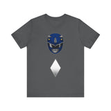 Blue Helmet Super Sentai T Shirt Custom Graphic Art Cosplay Shirts Power Rangers Retro Vintage 90s Tee