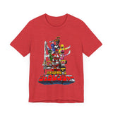 Zyuranger Super Sentai T Shirt Custom Graphic Art Cosplay Shirts Power Rangers Retro Vintage 90s Tee