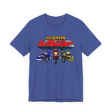 Zyuranger Bikes Super Sentai T Shirt Custom Graphic Art Cosplay Shirts Power Rangers Retro Vintage 90s Tee