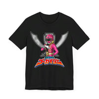 Gokaiger PInk Roll Call Super Sentai T Shirt Custom Graphic Art Cosplay Shirts Power Rangers Retro Vintage 90s Tee