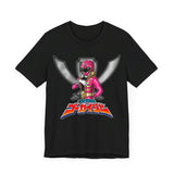Gokaiger PInk Roll Call Super Sentai T Shirt Custom Graphic Art Cosplay Shirts Power Rangers Retro Vintage 90s Tee