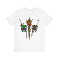 Ranger Evolution Super Sentai T Shirt Custom Graphic Art Cosplay Shirts Power Rangers Retro Vintage 90s Tee