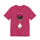 MMPR Pink Helmet Super Sentai T Shirt Custom Graphic Art Cosplay Shirts Power Rangers Retro Vintage 90s Tee