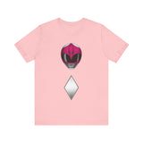 MMPR Pink Helmet Super Sentai T Shirt Custom Graphic Art Cosplay Shirts Power Rangers Retro Vintage 90s Tee
