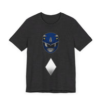Blue Helmet Super Sentai T Shirt Custom Graphic Art Cosplay Shirts Power Rangers Retro Vintage 90s Tee