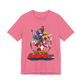 Zyuranger Team Super Sentai T Shirt Custom Graphic Art Cosplay Shirts Power Rangers Retro Vintage 90s Tee