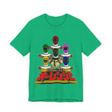 Ohranger Team Super Sentai T Shirt Custom Graphic Art Cosplay Shirts Power Rangers Retro Vintage 90s Tee