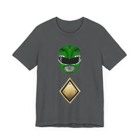 MMPR Green Helmet Super Sentai T Shirt Custom Graphic Art Cosplay Shirts Power Rangers Retro Vintage 90s Tee