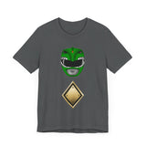 MMPR Green Helmet Super Sentai T Shirt Custom Graphic Art Cosplay Shirts Power Rangers Retro Vintage 90s Tee