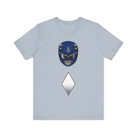 Blue Helmet Super Sentai T Shirt Custom Graphic Art Cosplay Shirts Power Rangers Retro Vintage 90s Tee