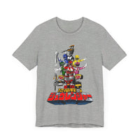 Zyuranger Super Sentai T Shirt Custom Graphic Art Cosplay Shirts Power Rangers Retro Vintage 90s Tee