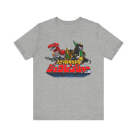 Zyurangers Red Green Mechas Super Sentai T Shirt Custom Graphic Art Cosplay Shirts Power Rangers Retro Vintage 90s Tee