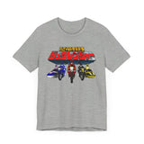Zyuranger Bikes Super Sentai T Shirt Custom Graphic Art Cosplay Shirts Power Rangers Retro Vintage 90s Tee