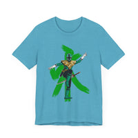 Green Samurai Dragon Ranger Super Sentai T Shirt Custom Graphic Art Cosplay Shirts Power Rangers Retro Vintage 90s Tee