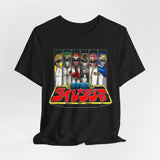 Dairanger Team Tee Super Sentai T Shirt Custom Graphic Art Cosplay Shirts Rangers Retro Vintage 90s
