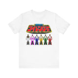 Dairanger keys Super Sentai T Shirt Custom Graphic Art Cosplay Gokaiger Shirts Power Rangers Retro Vintage 90s Tee
