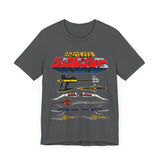 Zyuranger Gear Super Sentai T Shirt Custom Graphic Art Cosplay Shirts Power Rangers Retro Vintage 90s Tee
