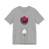MMPR Pink Helmet Super Sentai T Shirt Custom Graphic Art Cosplay Shirts Power Rangers Retro Vintage 90s Tee