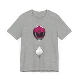 MMPR Pink Helmet Super Sentai T Shirt Custom Graphic Art Cosplay Shirts Power Rangers Retro Vintage 90s Tee