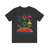 Zyuranger Helmets Super Sentai T Shirt Custom Graphic Art Cosplay Shirts Power Rangers Retro Vintage 90s Tee