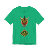 Drakkon Helmet Super Sentai T Shirt Custom Graphic Art Cosplay Shirts Power Rangers Retro Vintage 90s Tee