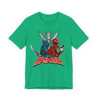 Gokai Red/Blue Super Sentai T Shirt Custom Graphic Art Cosplay Shirts Power Rangers Retro Vintage 90s Tee